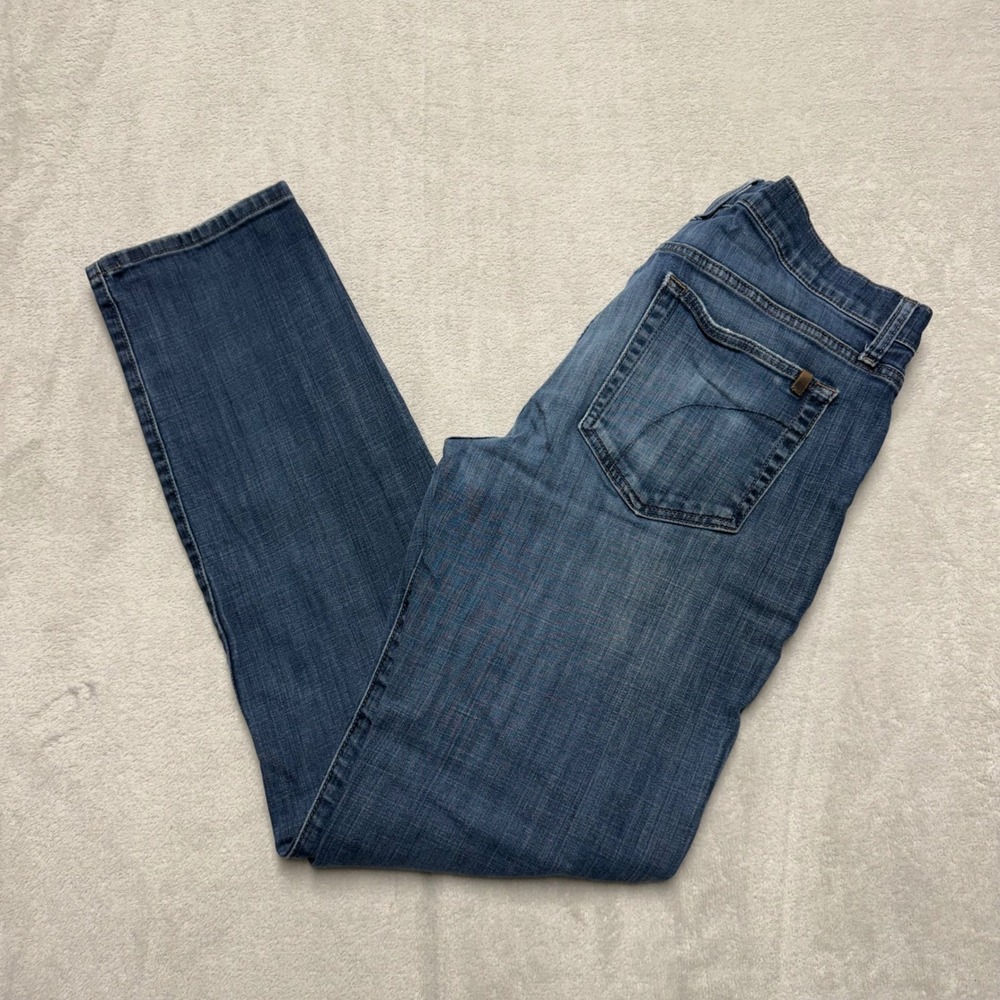 Joe's Jeans The Brixton Straight Leg Denim Blue Jeans W33 Medium Wash